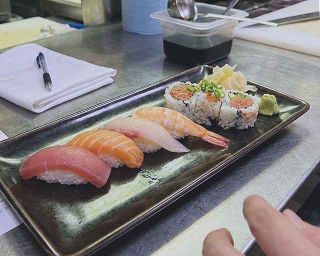 Sushi de Atum, foto amador