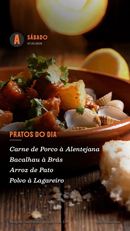 Carne de Porco à Alentejana, vídeo profissional PnR
